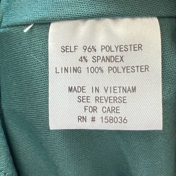 Birdy Grey Crepe Sea Glass Alex Convertible Formal Maxi Gown Slit Dress Size 2XL - Picture 10 of 11